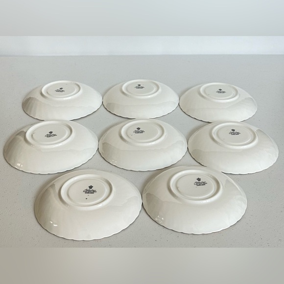 Adderley Tea Cup Saucer Plate Set of 8 (Discontinued) Fine Bone China - Picture 3 of 12